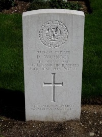 Klagenfurt War Cemetery - Warnock, D
